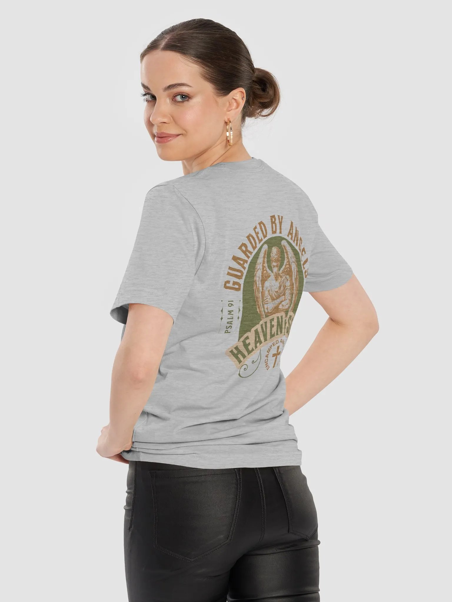 Guarded by Angels T-Shirt - Back Print product image (35)