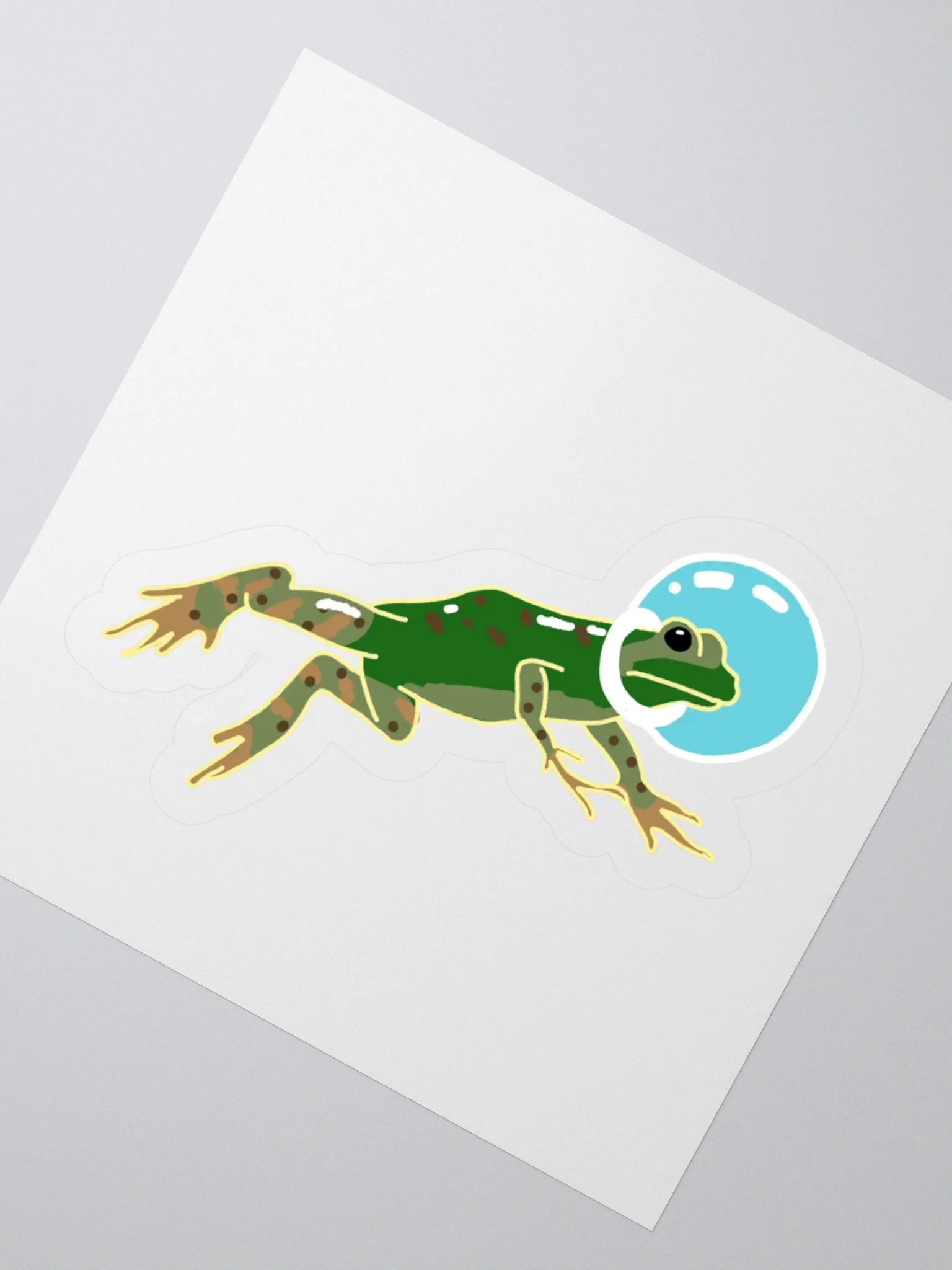 Astronaut Frog Sticker product image (5)