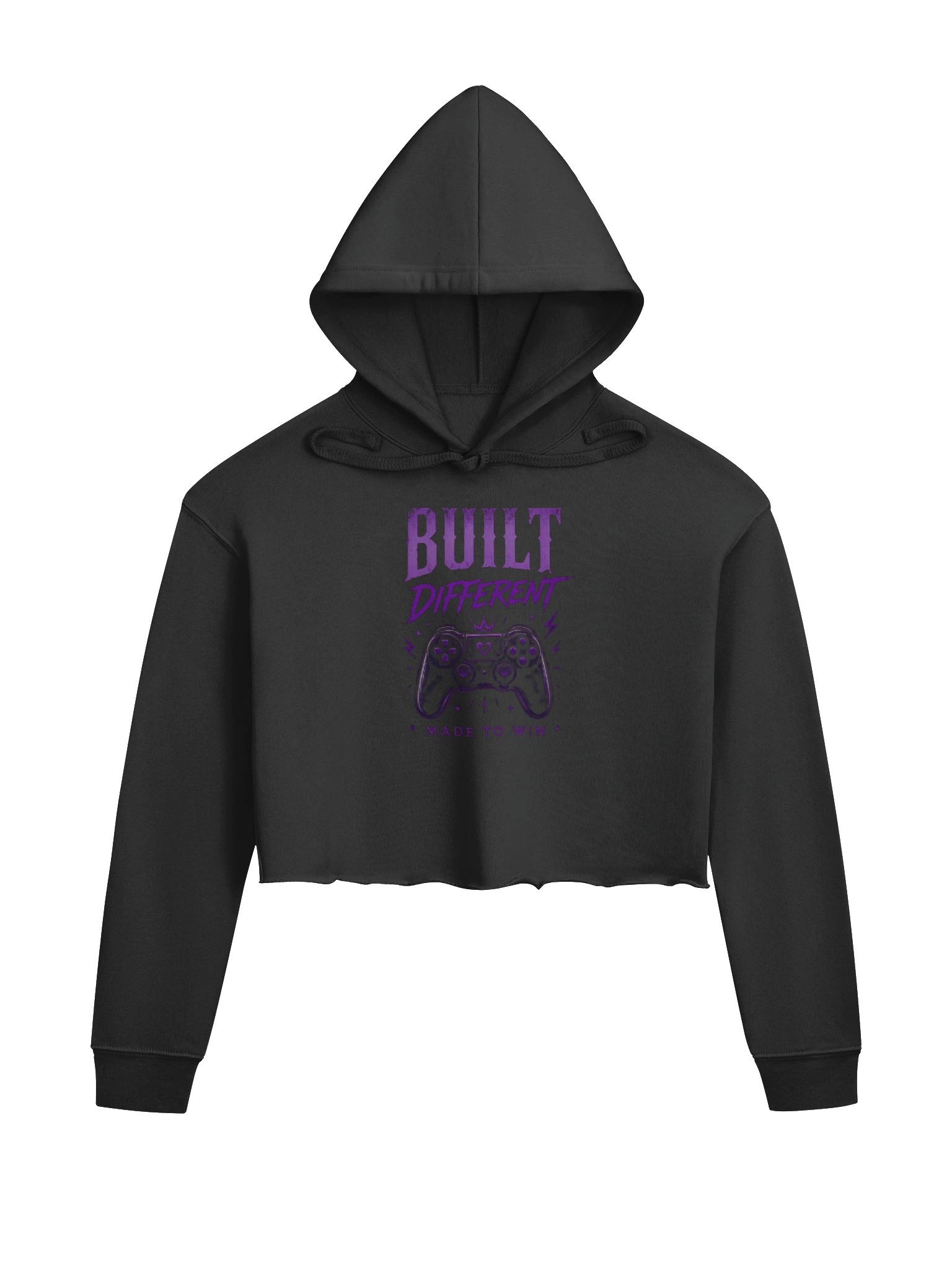 Built Different Gamer Crop Hoodie product image (2)