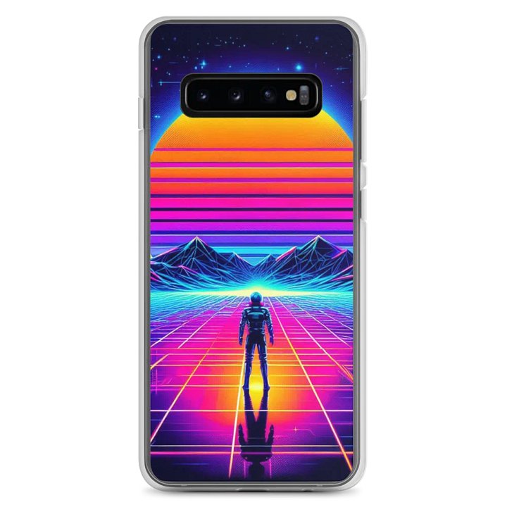 Neon Grid Samsung® Case | Ai Design product image (8)