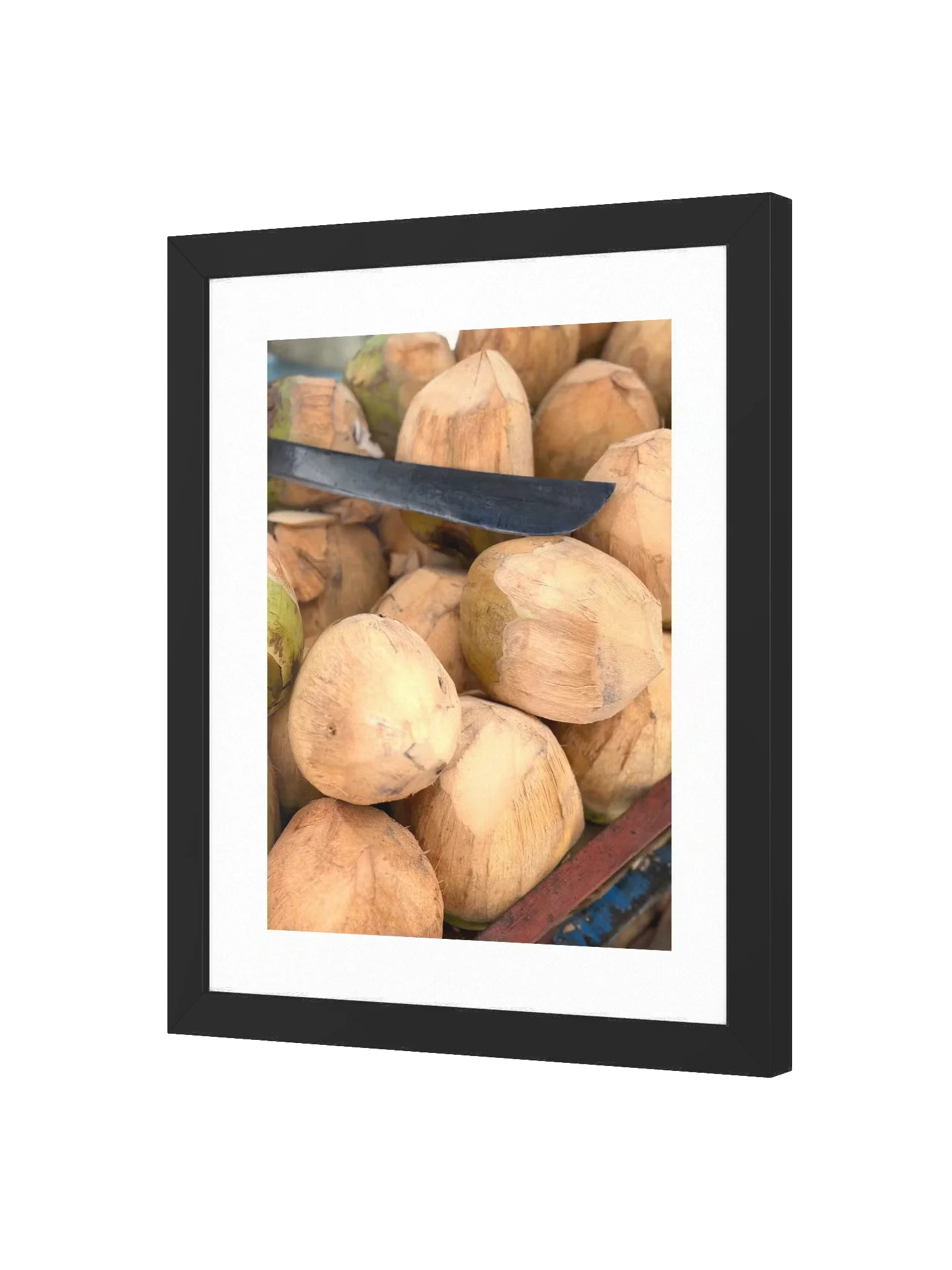 Coconut and Machete Framed Art Print product image (5)