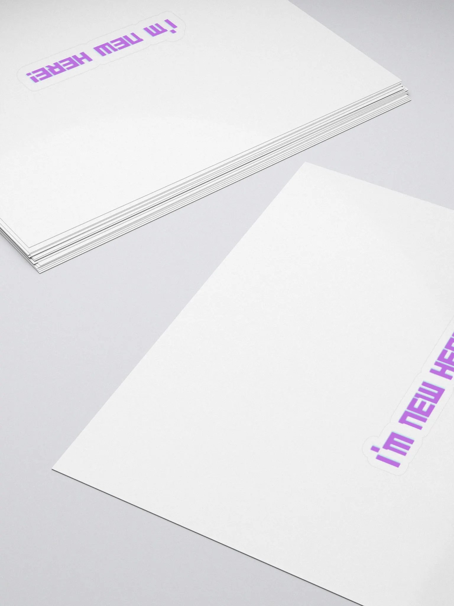 I'm new Here Stickers product image (11)
