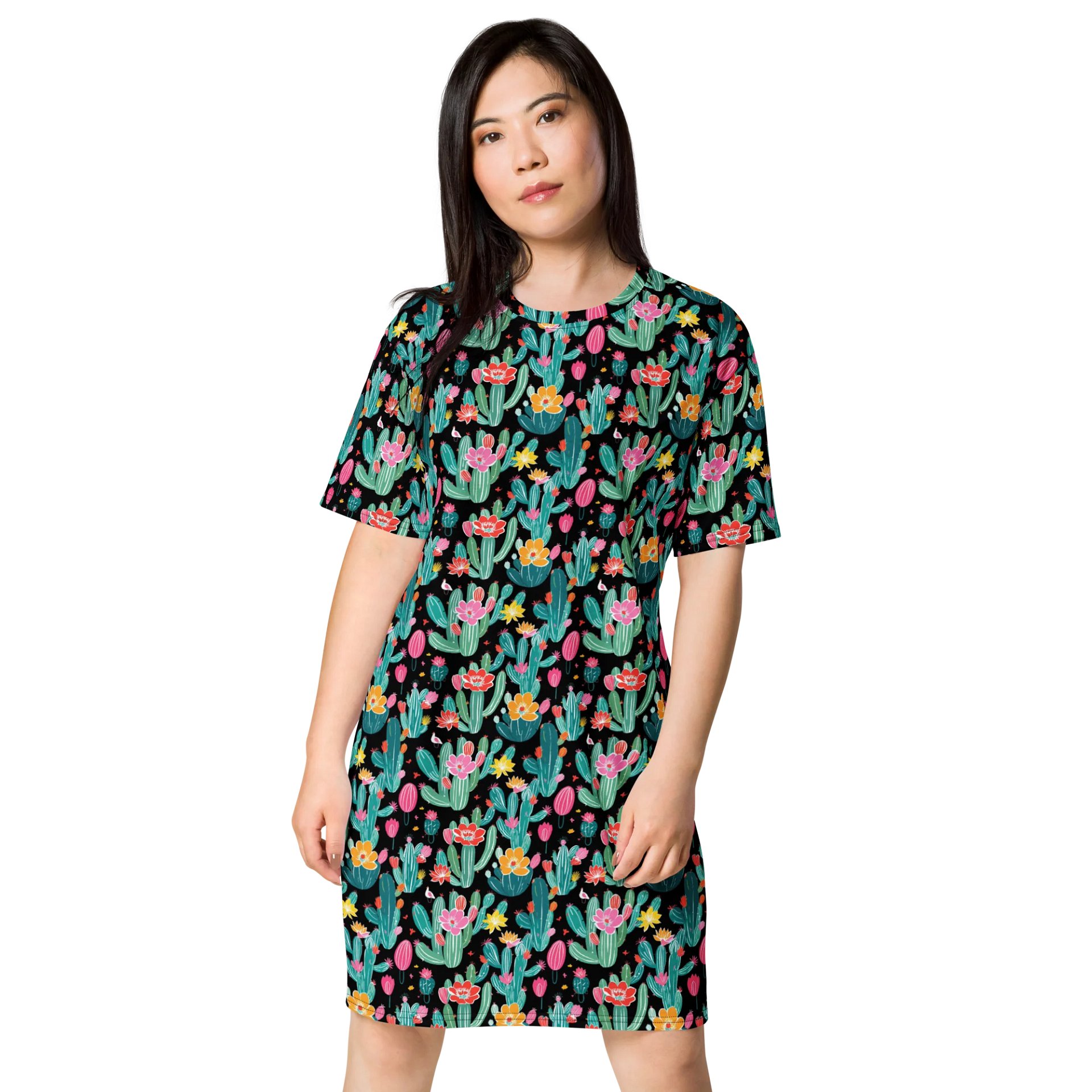 Chic Comfort: Unleash Your Style with All-Over T-Shirt Dress product image (1)