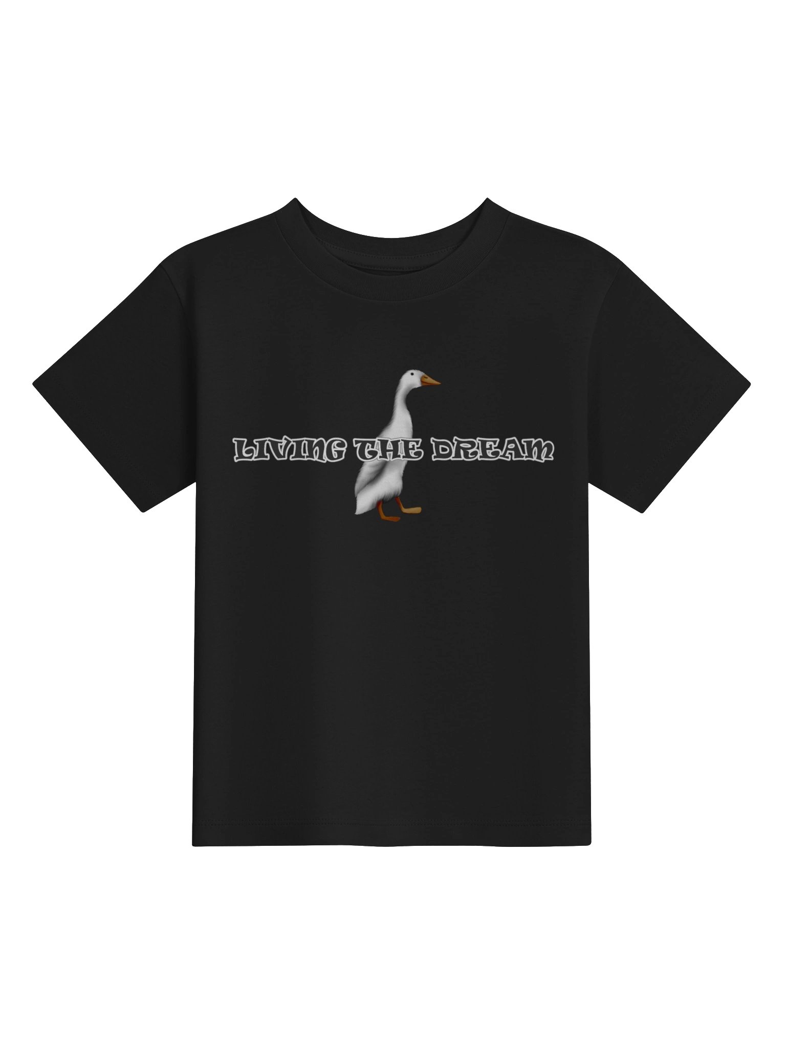 Duck "LIVING THE DREAM", Toddler T-Shirt - Bella+Canvas product image (1)