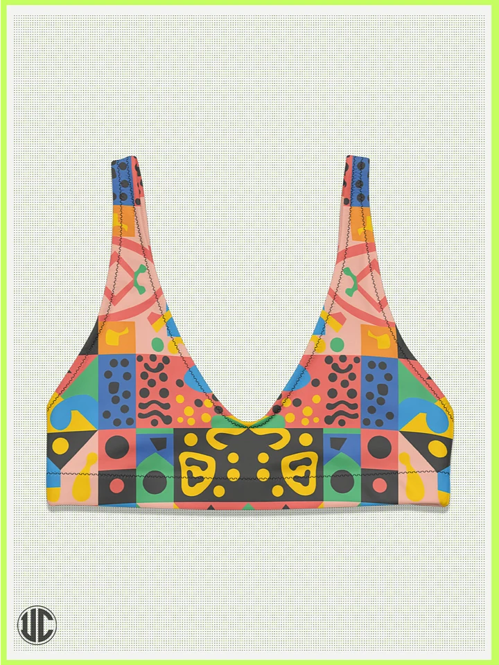 UnkoCon – Vivid Memphis Style Bikini Top product image (1)