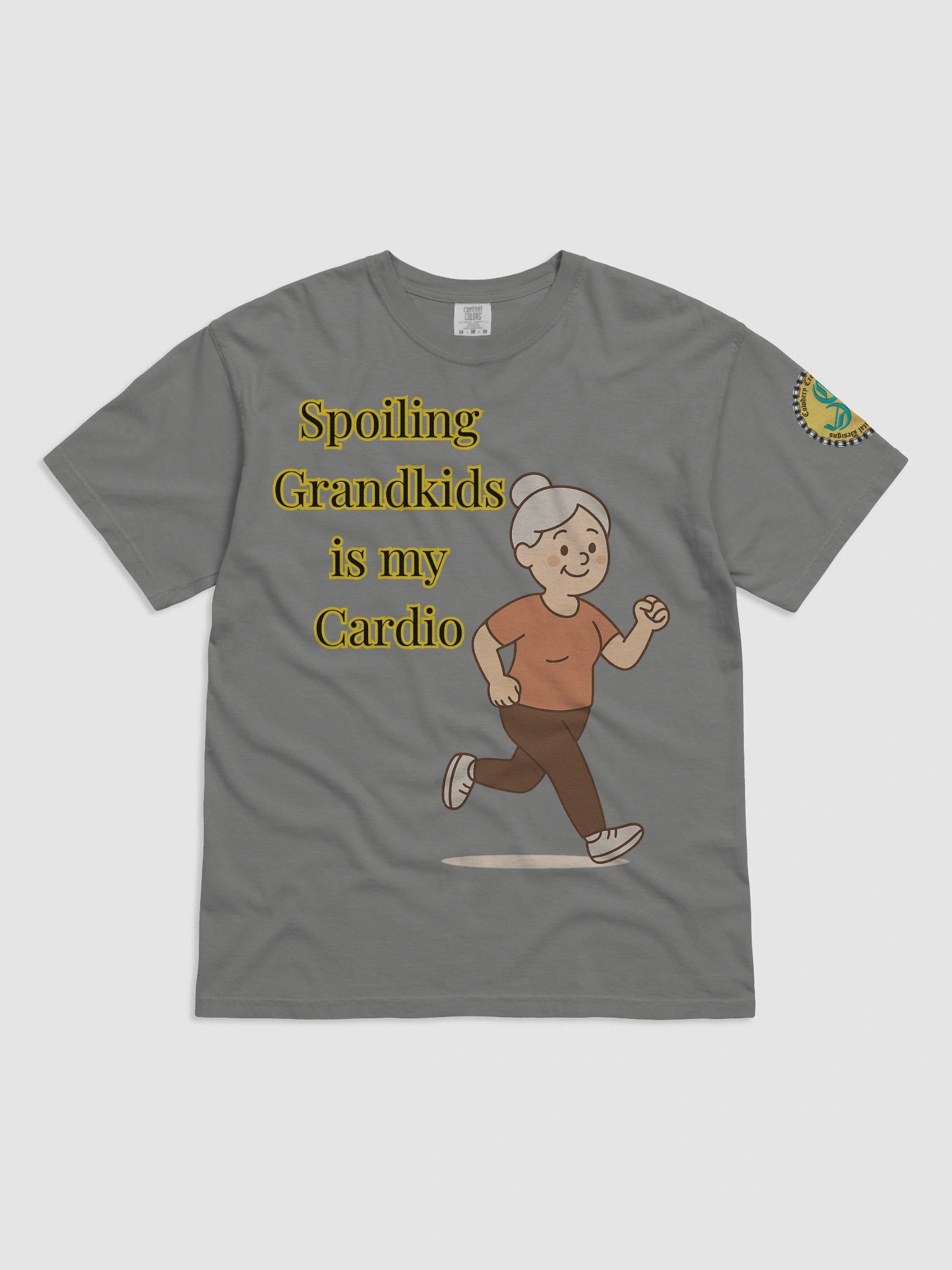 Spoiling Grandkids is my Cardio (Female) Comfort Colors Garment-Dyed Heavyweight T-Shirt Colors (3) product image (31)