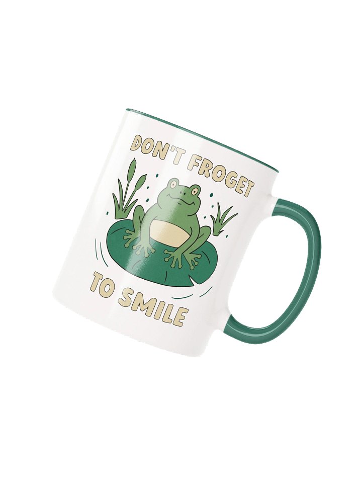Don't Froget To Smile Frog Mug product image (1)