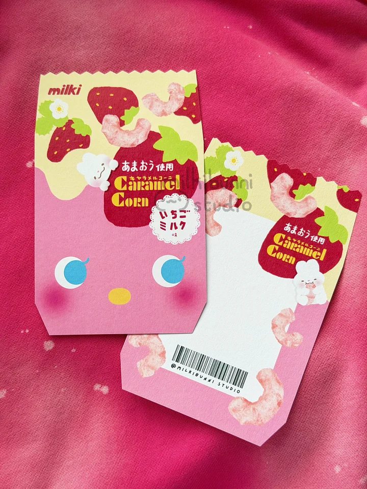 Strawberry Caramel Corn Postcard product image (1)