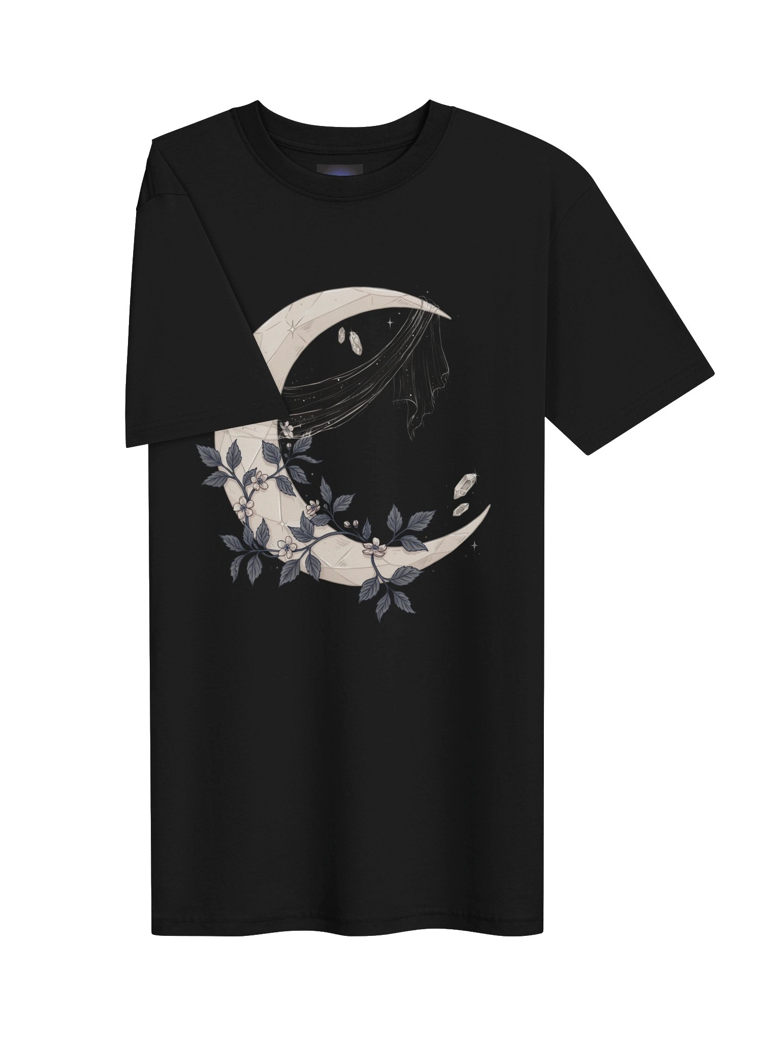 The Veiled Crescent // Botanical Lunar Heavyweight Tee product image (5)