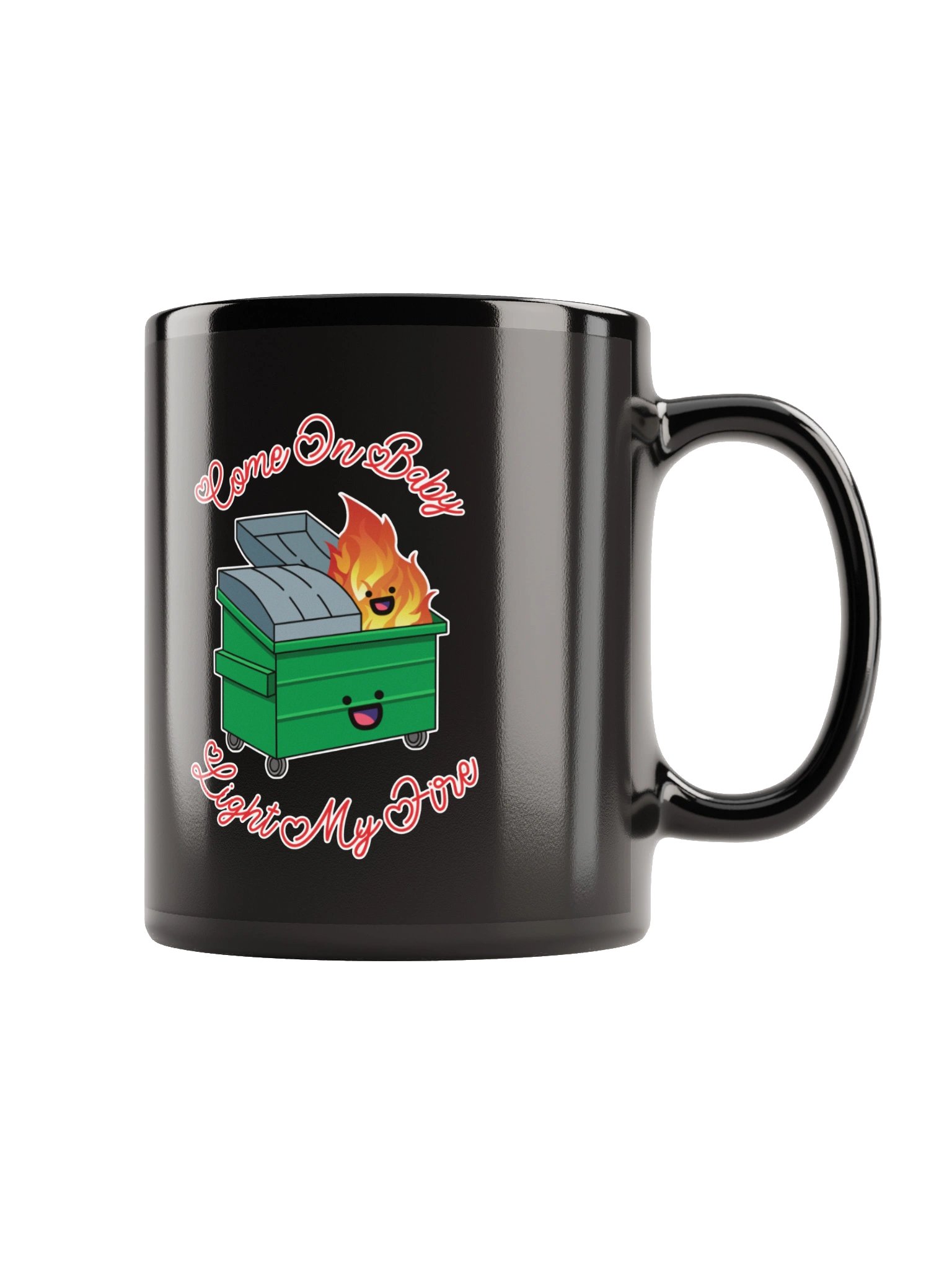 Light My Fire Glossy Black Mug product image (1)