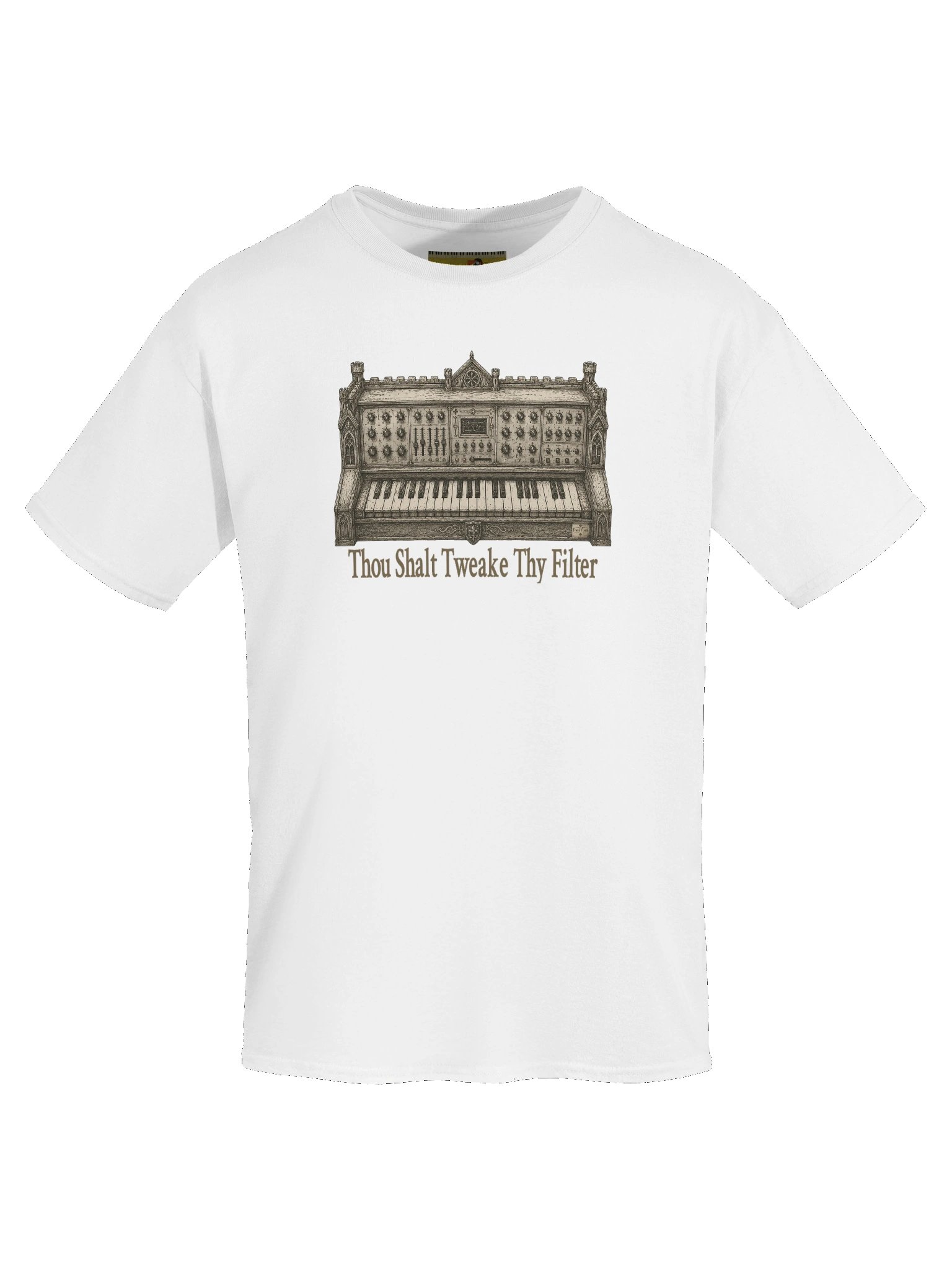 THOU SHALT TWEAKE THY FILTER, by Frank Fonik Unisex t-shirt product image (28)