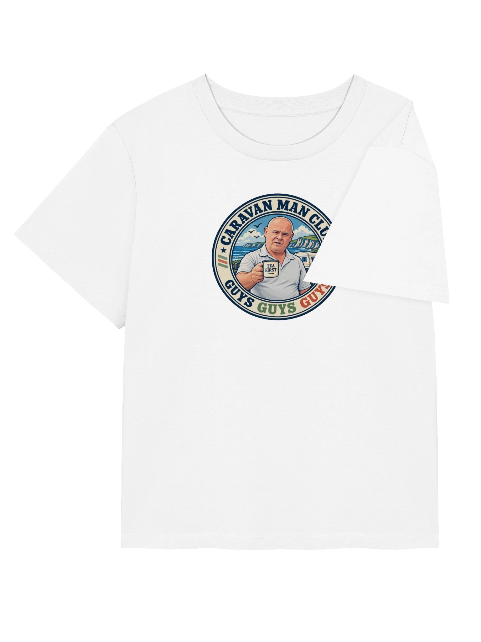 Guys Guys Guys | Women’s White Tee product image (4)