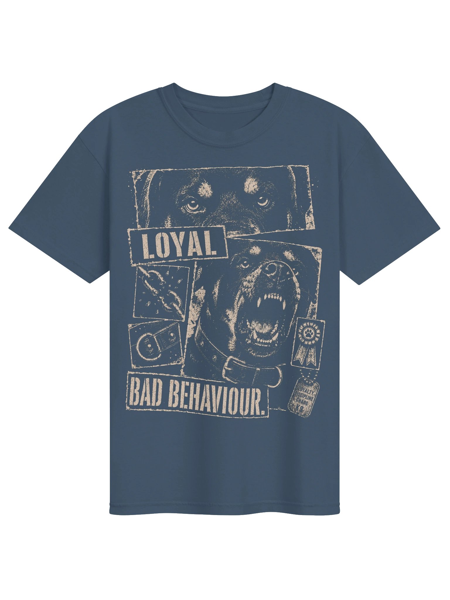 Loyal & Bad Behaviour Rottweiler Heavyweight Vintage Graphic Tee product image (19)