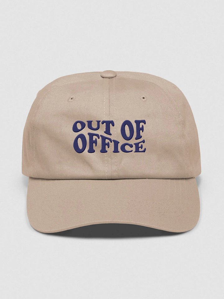 Out of Office Hat (Stone and Navy) product image (1)