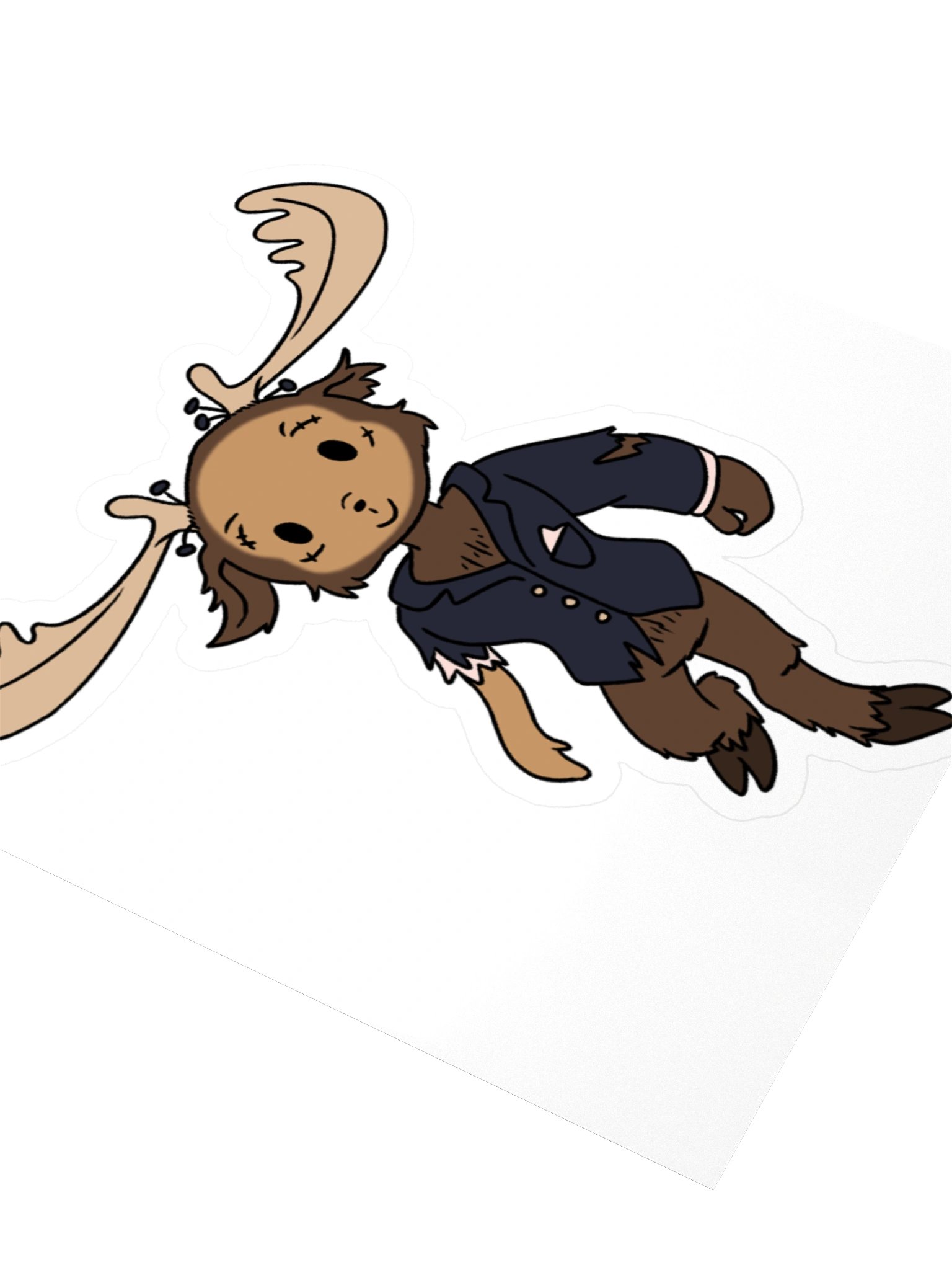 TIODM - Smol Walking Antler Sticker product image (3)