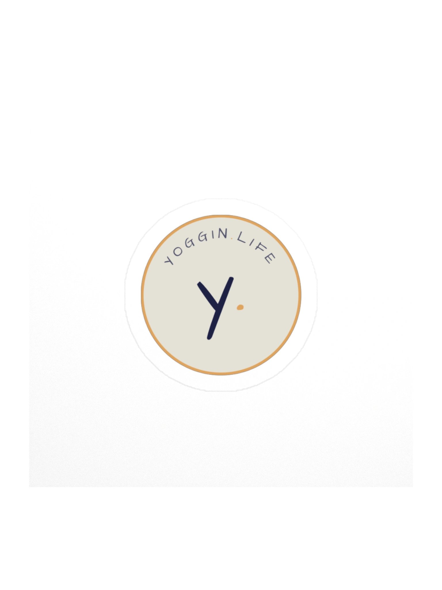 micro dot sticker — cream product image (1)