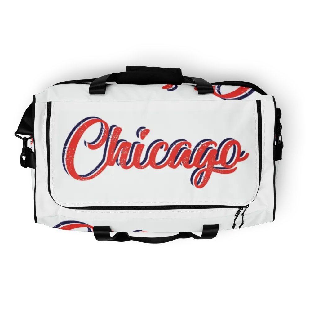 Vintage Chicago Script Duffle Bag product image (11)