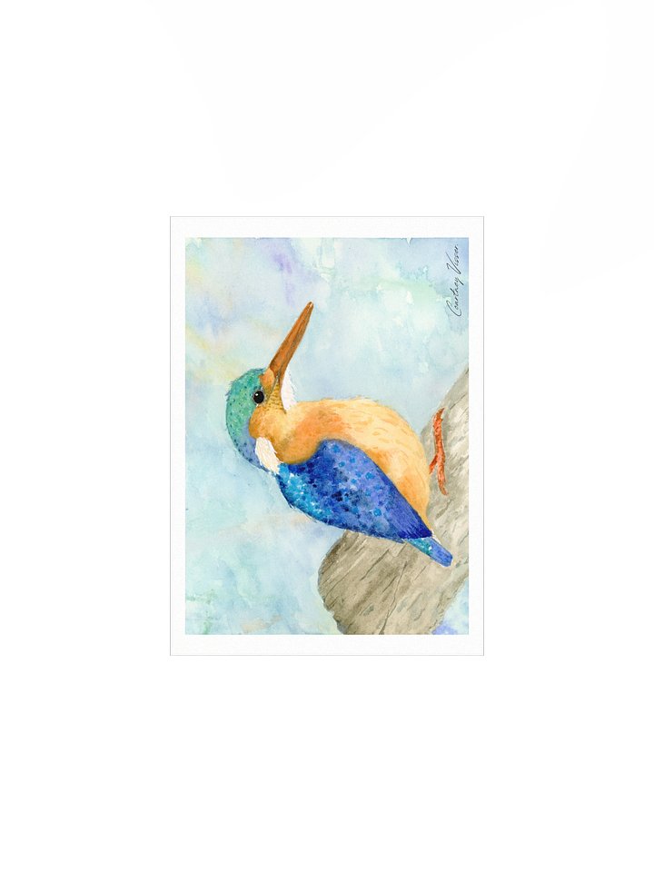 Malachite kingfisher print product image (2)