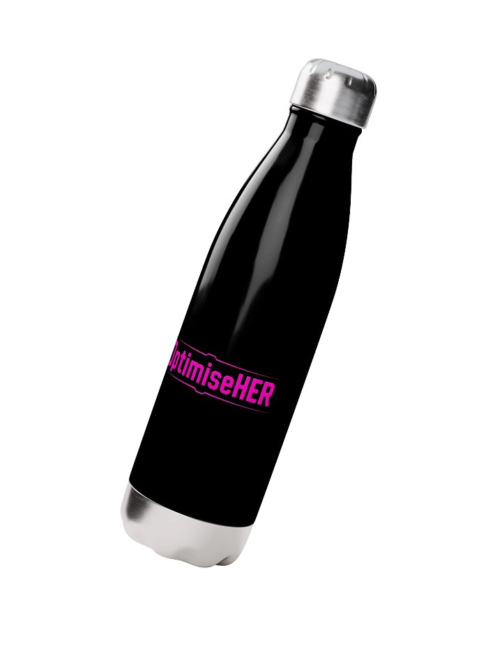 OptimiseHER Pink Logo Water Bottle product image (2)