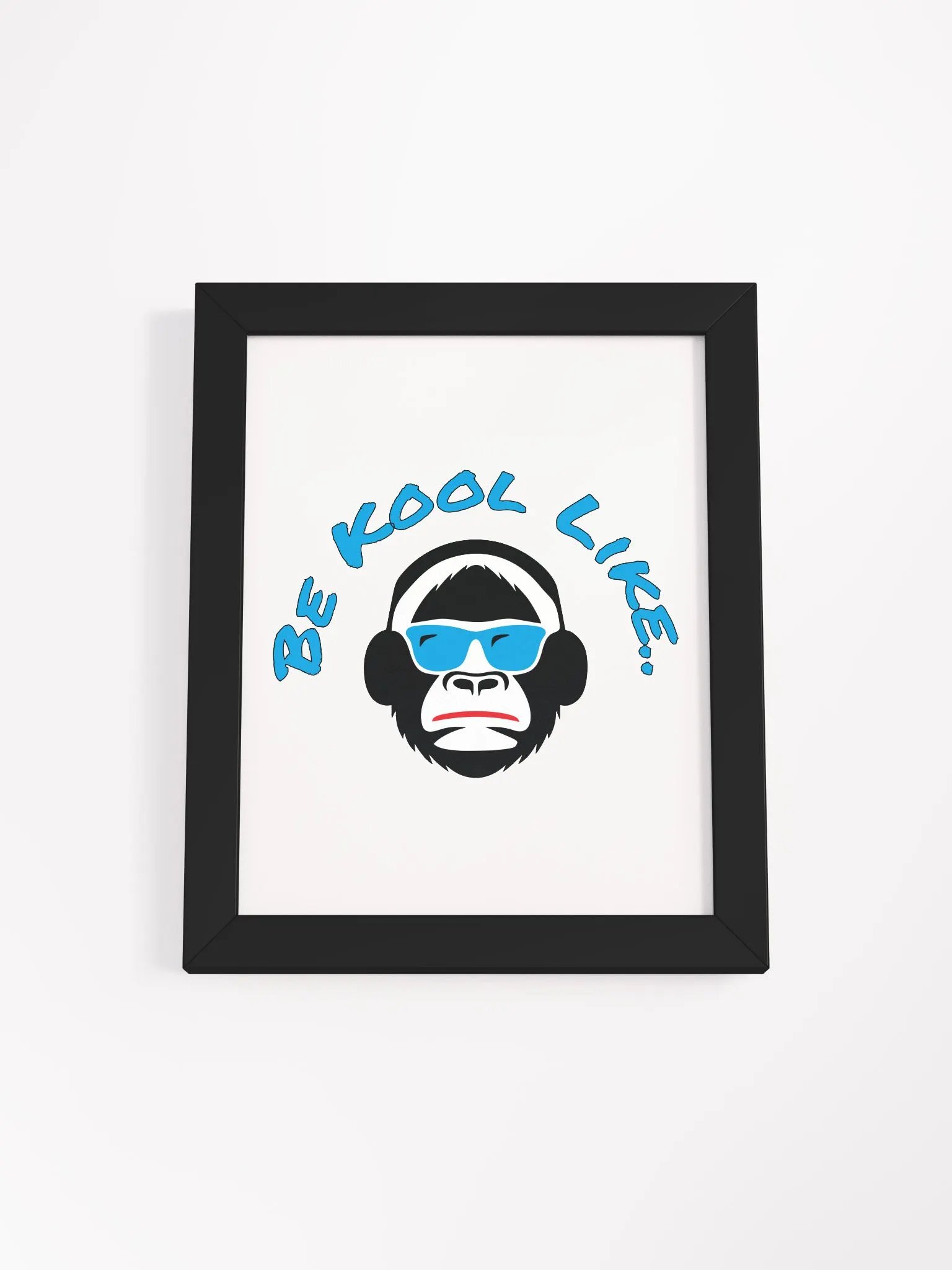 Cool Monkey Sunglasses Framed Poster product image (4)
