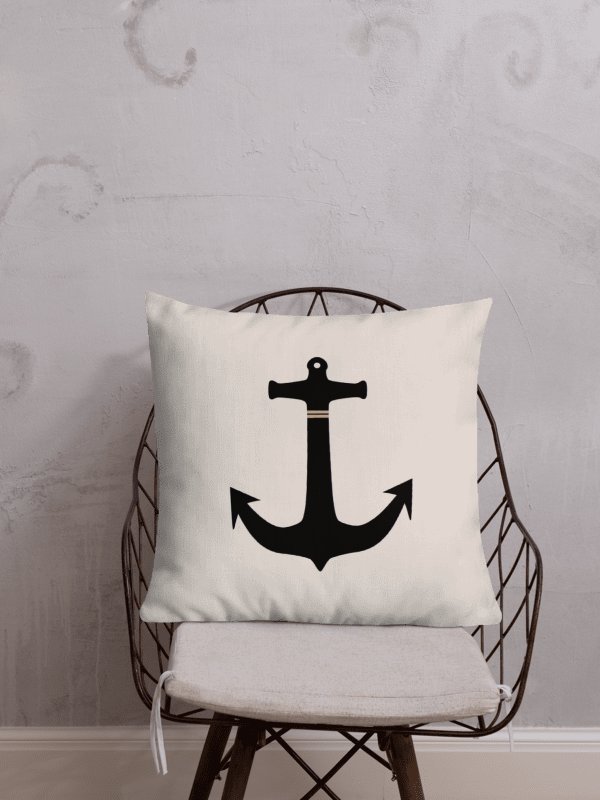 Beige Anchor Premium Pillow/ Beige Anker Premium Kissen product image (2)