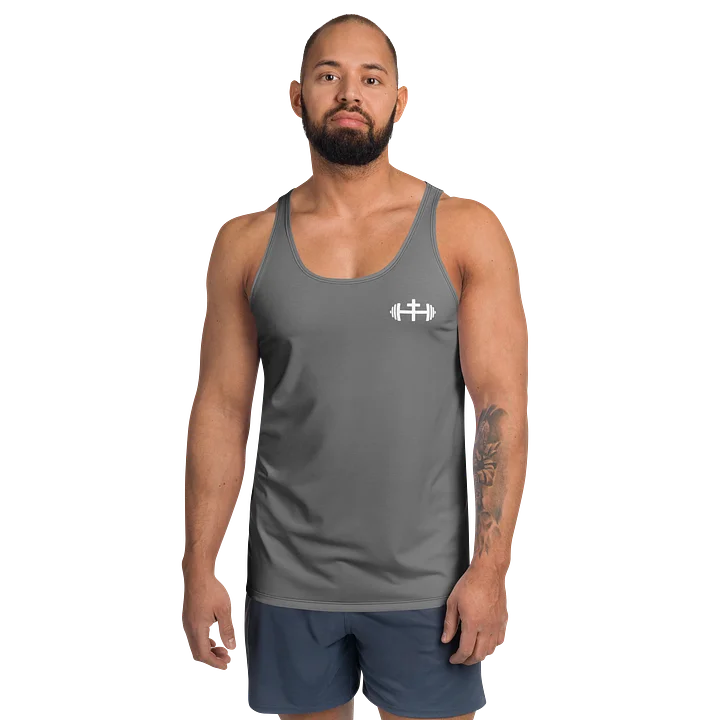 His House Mens Performance Tank - Grey product image (1)