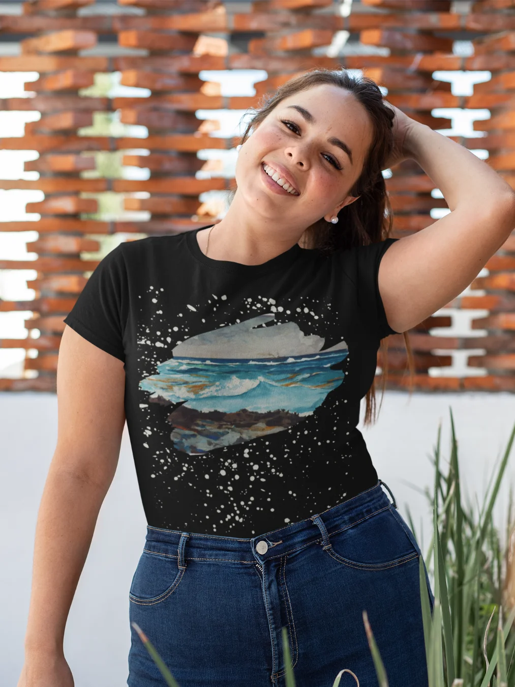 Shore and Surf, Nassau (Winslow Homer) T-Shirt product image (1)