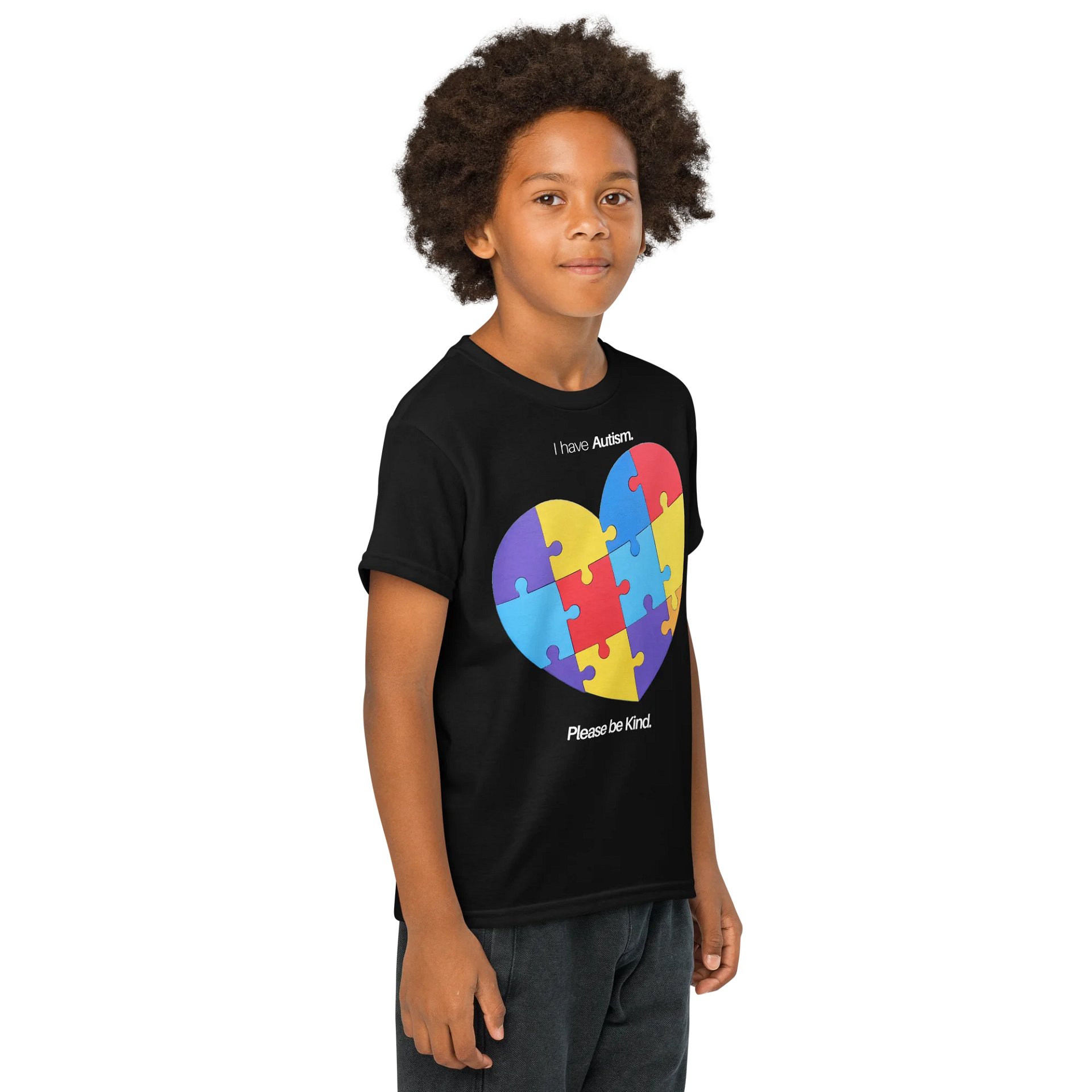 I Have Autism Please Be Kind Kids T-Shirt product image (5)