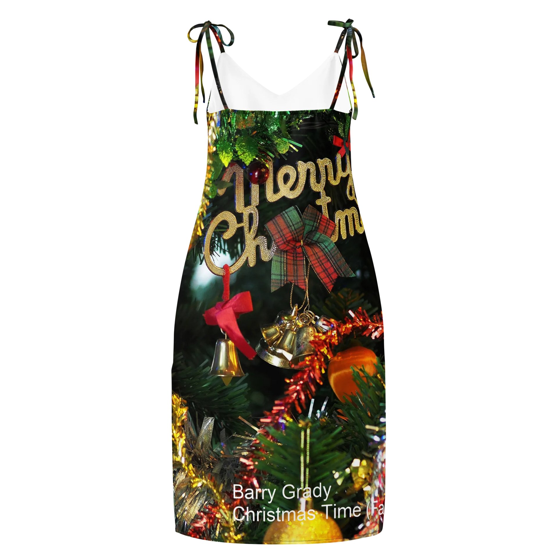 'Christmas Time (Far and Near)' Chiffon Slip Dress product image (1)
