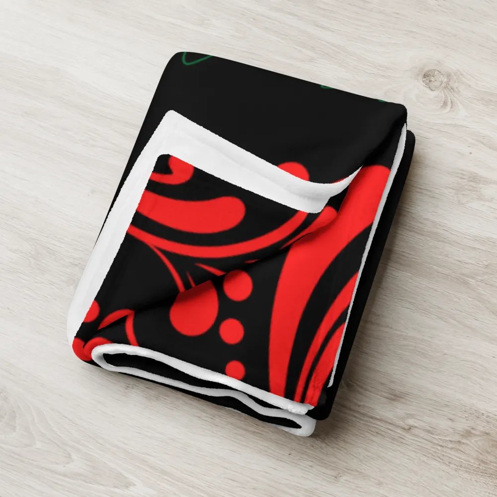 Gothic Floral Pattern Throw Blanket | Comfortable Throw Blanket product image (7)