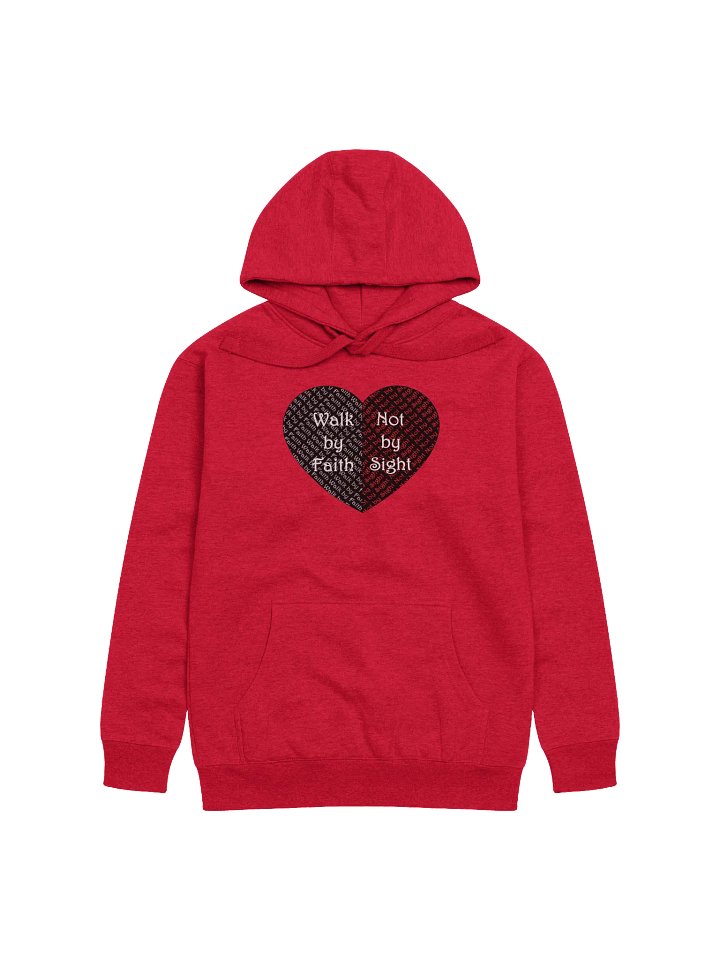 Faith and Sight Heart Cotton Heritage Premium Hoodie product image (1)