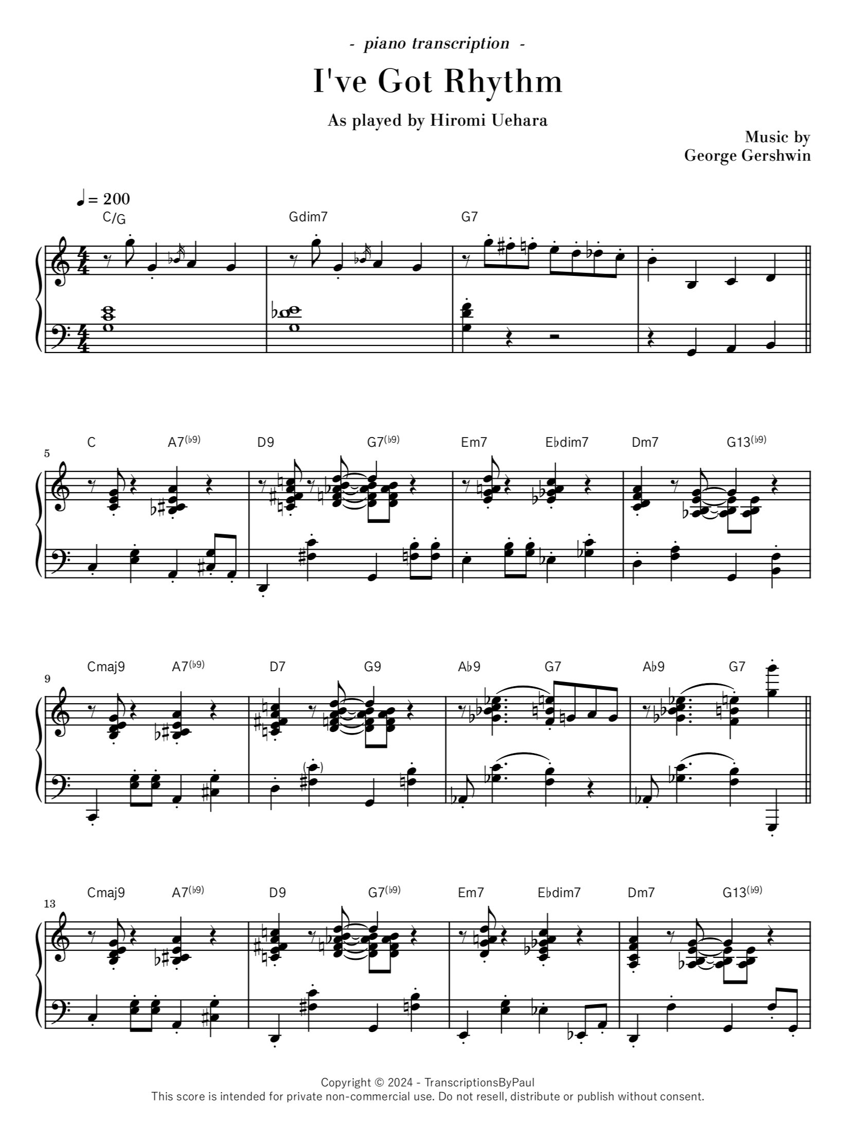 I've Got Rhythm - Hiromi Uehara product image (1)