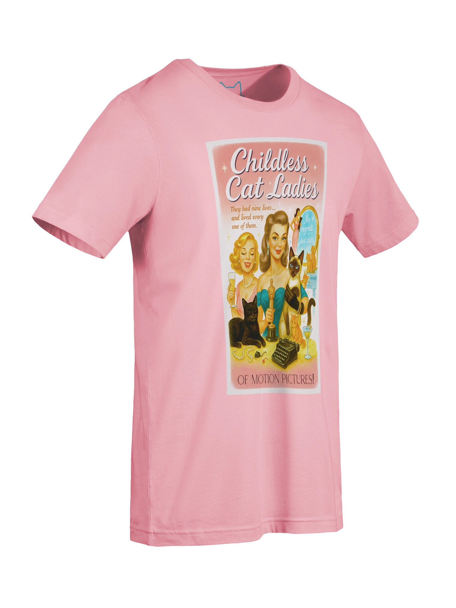 Childless Cat Ladies of Motion Pictures Old Hollywood 1950's Retro Concert Tee Fit Unisex T-Shirt product image (57)