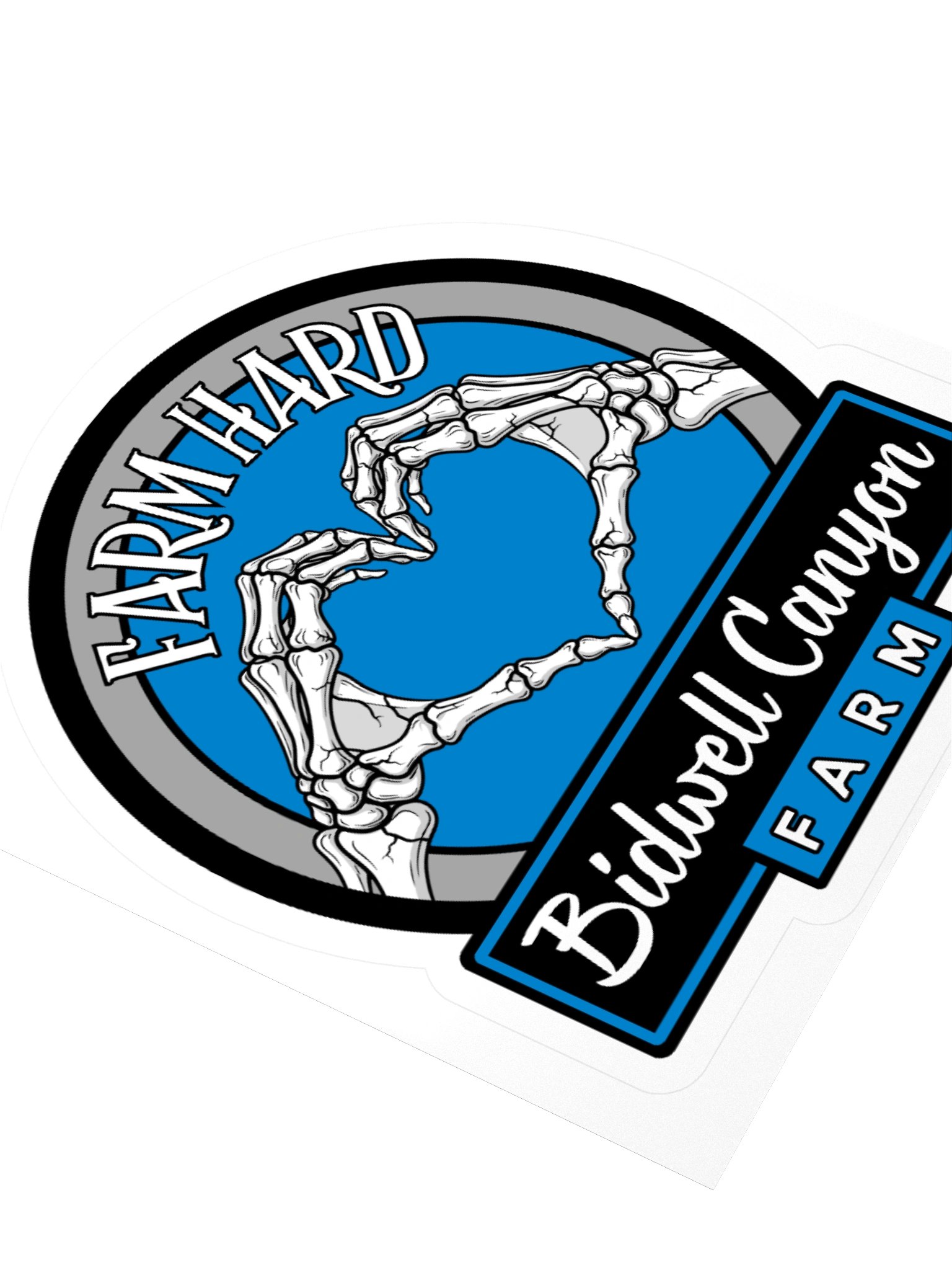 BCF Farm Hard Bones Sticker Blue product image (8)