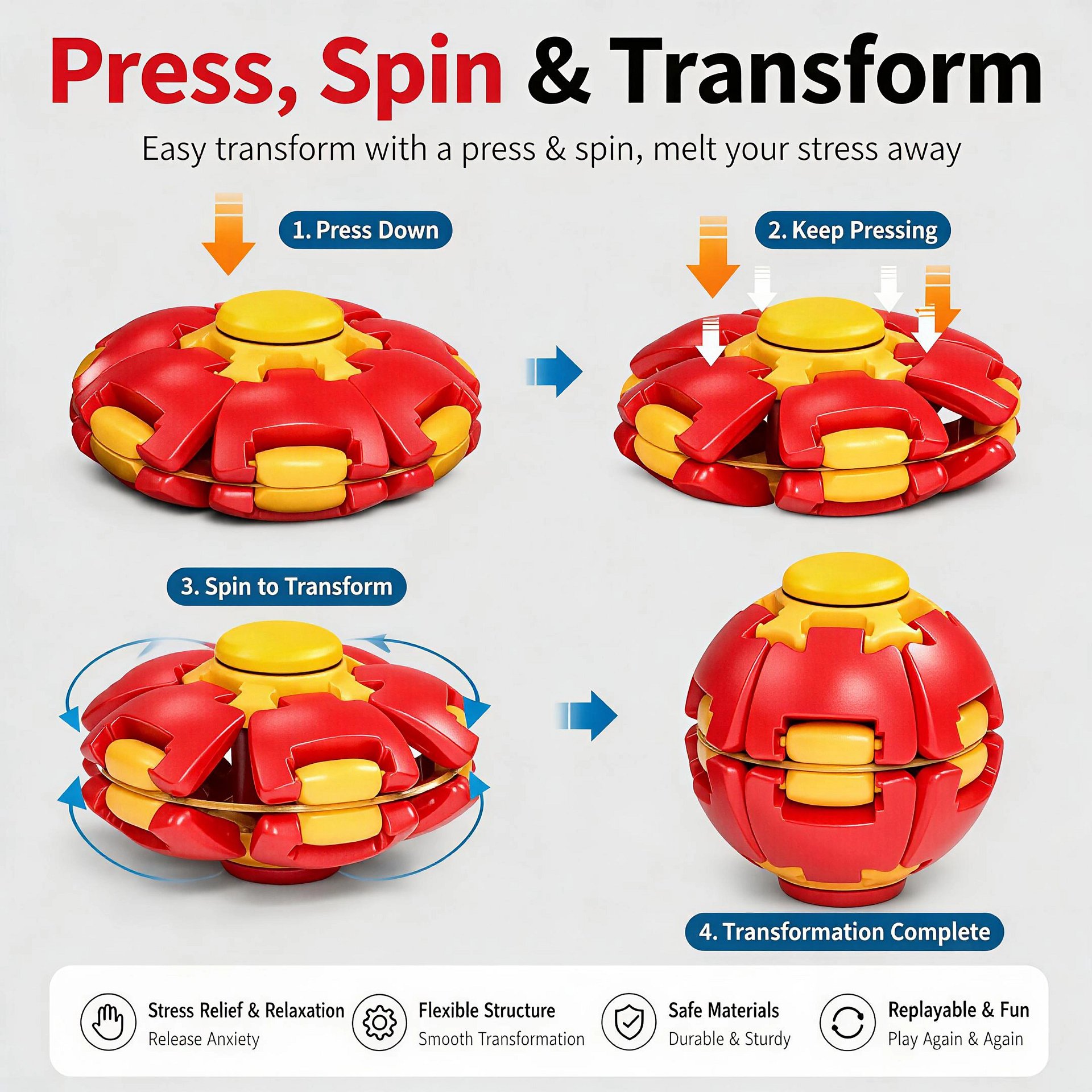 Press & Spin Fidget Toy product image (3)