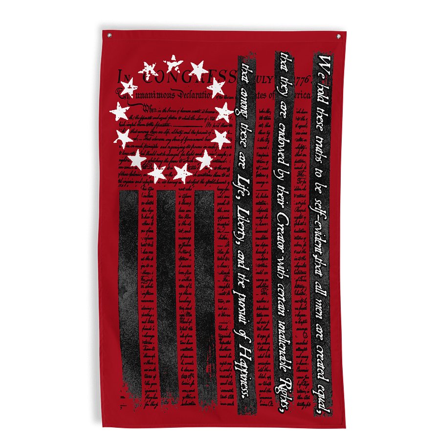 Declaration Flag: Pursuit of Happiness Wall Flag product image (1)