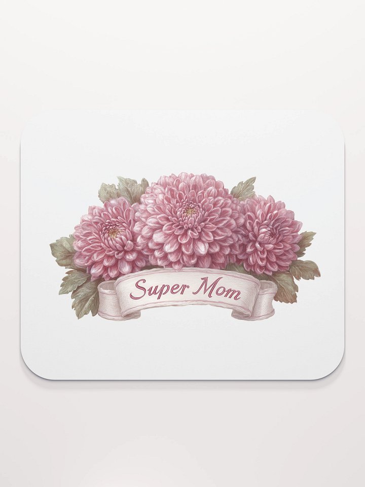 Super Mom Dahlia Bloom Mouse Pad product image (2)