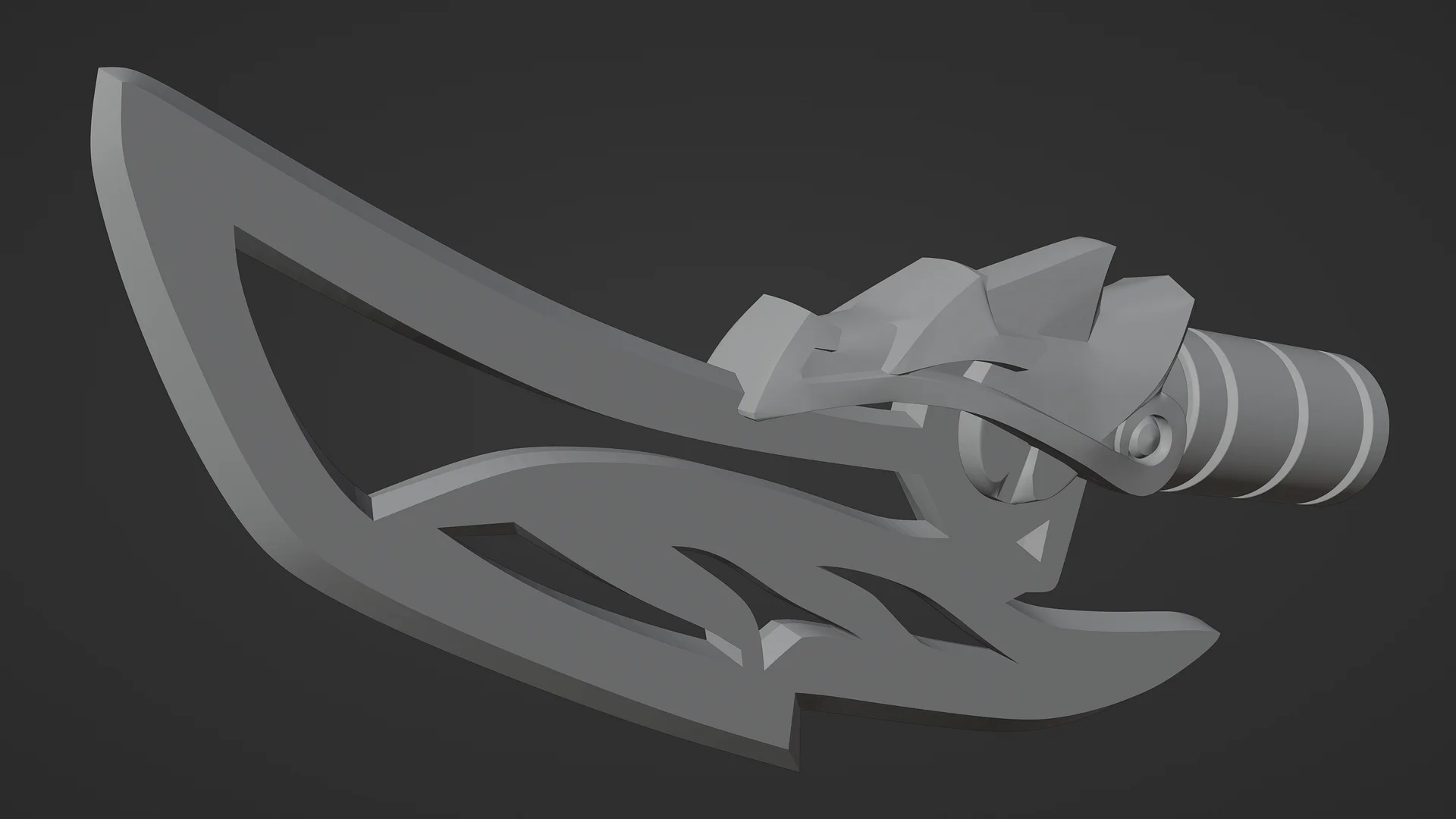 Ninjago Jade Blade - 3D printable model files product image (8)