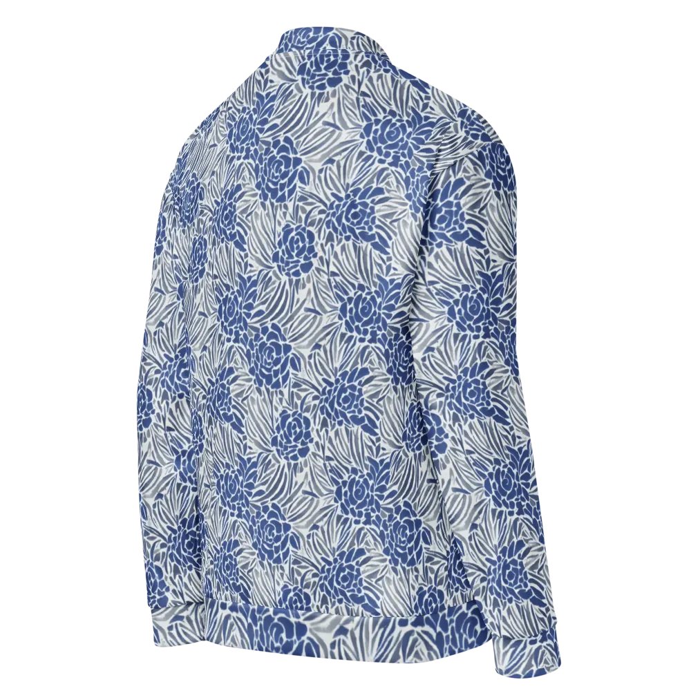 Blue Roses Bomber Jacket product image (4)