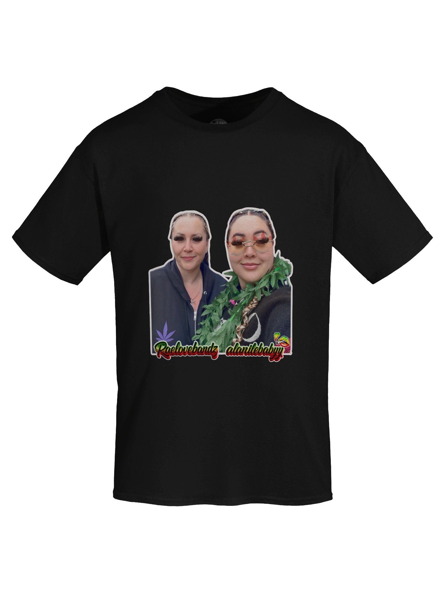 Raelovebandz & Alanilebabyy Sticker-Portrait Graphic Tee product image (5)