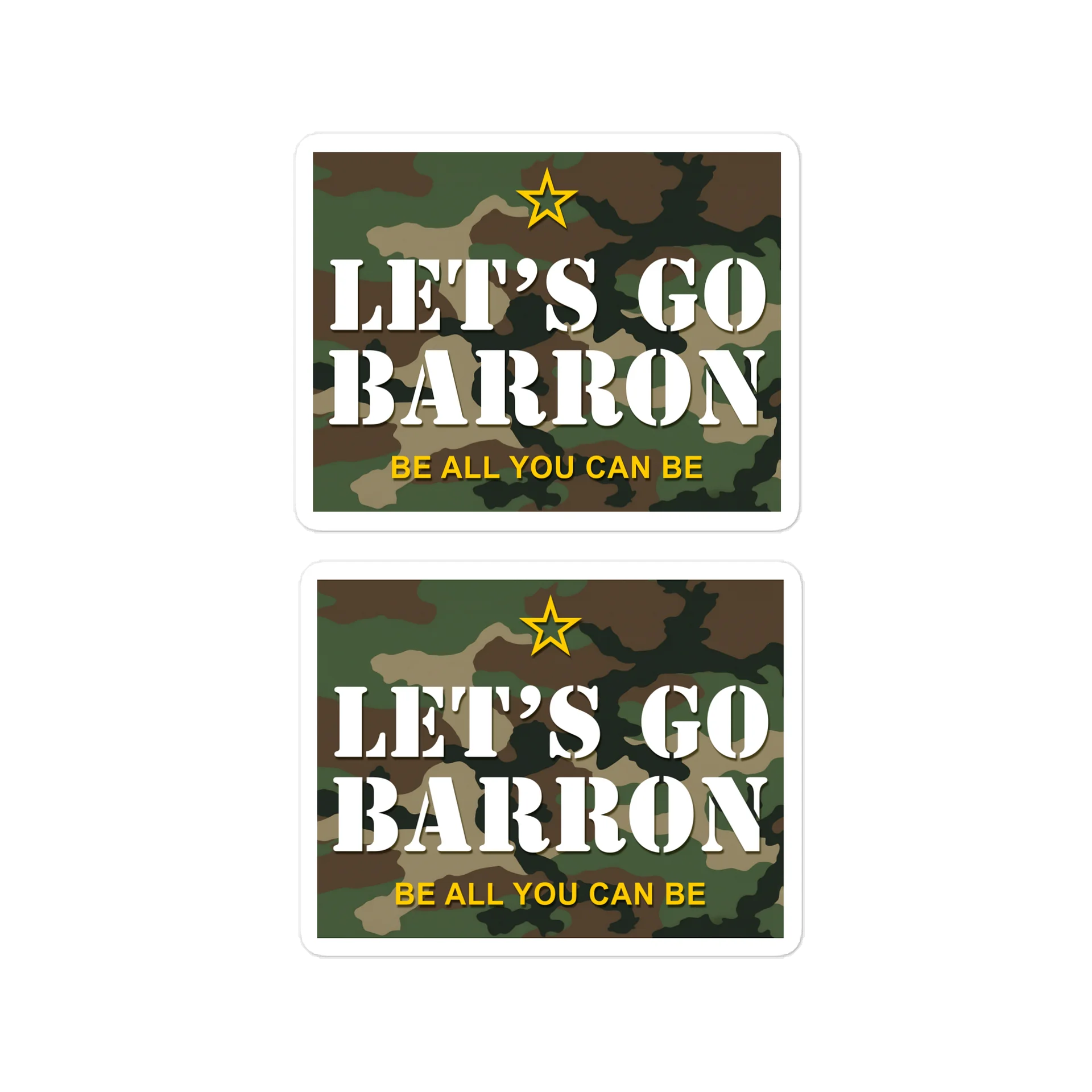 Let's Go Barron Cammo Decal product image (1)