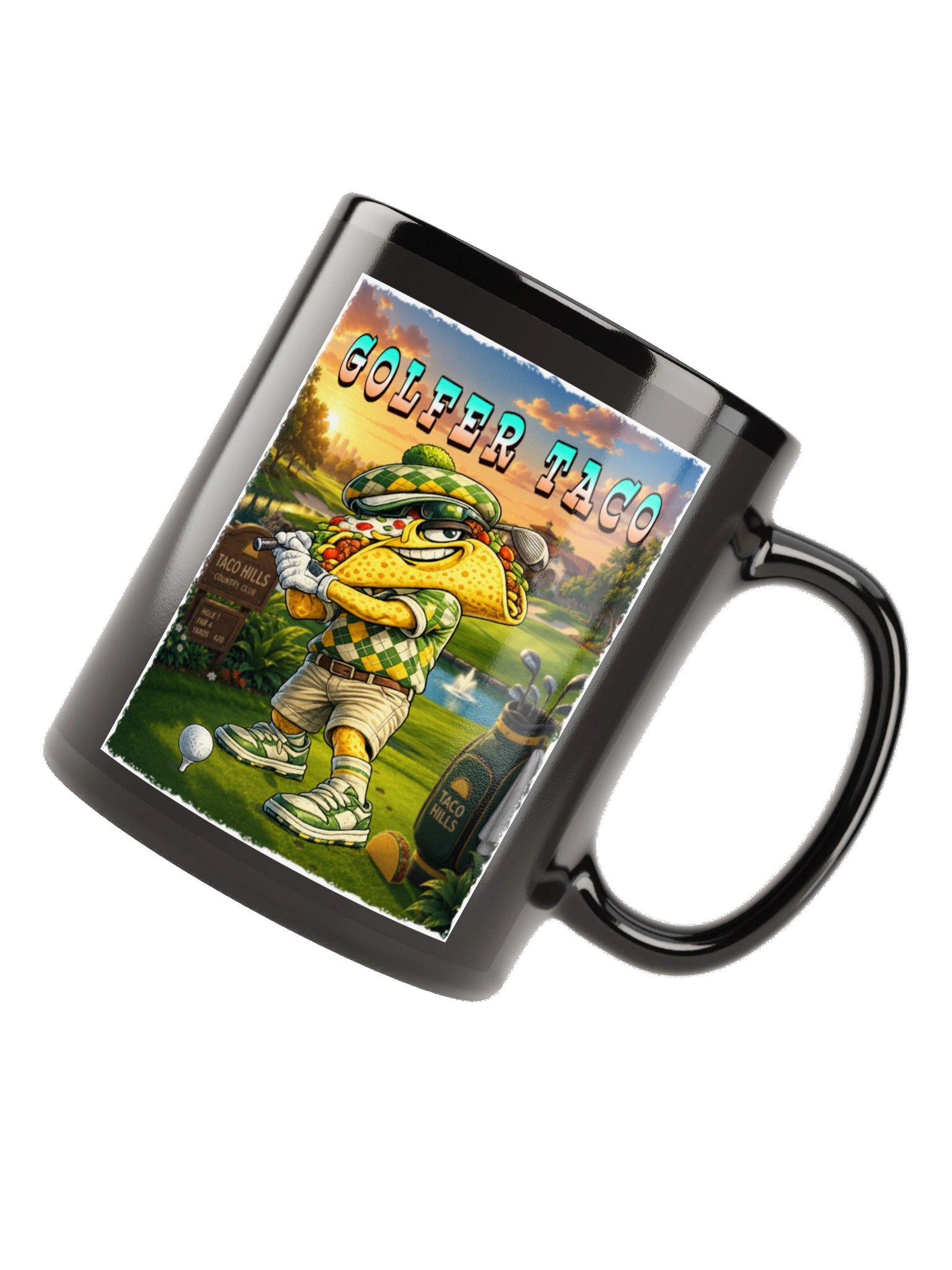 Golfer Taco Sunset Mug - The Taco Family product image (11)