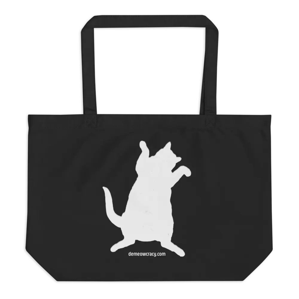 Dancing Demeowcracy Cat Tote Bag product image (2)