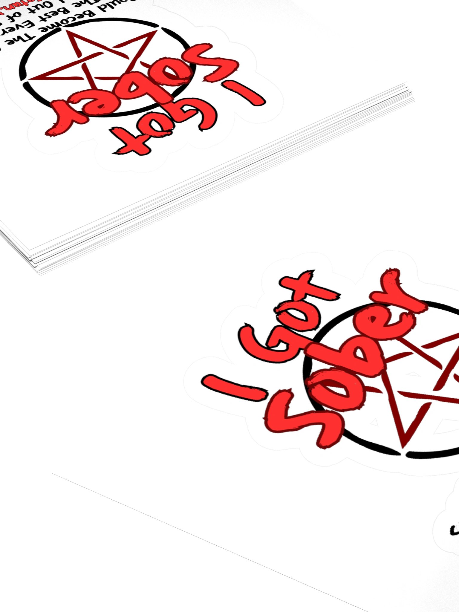 I Got Sober So I Could Be A Band Member Kisscut Sticker product image (4)