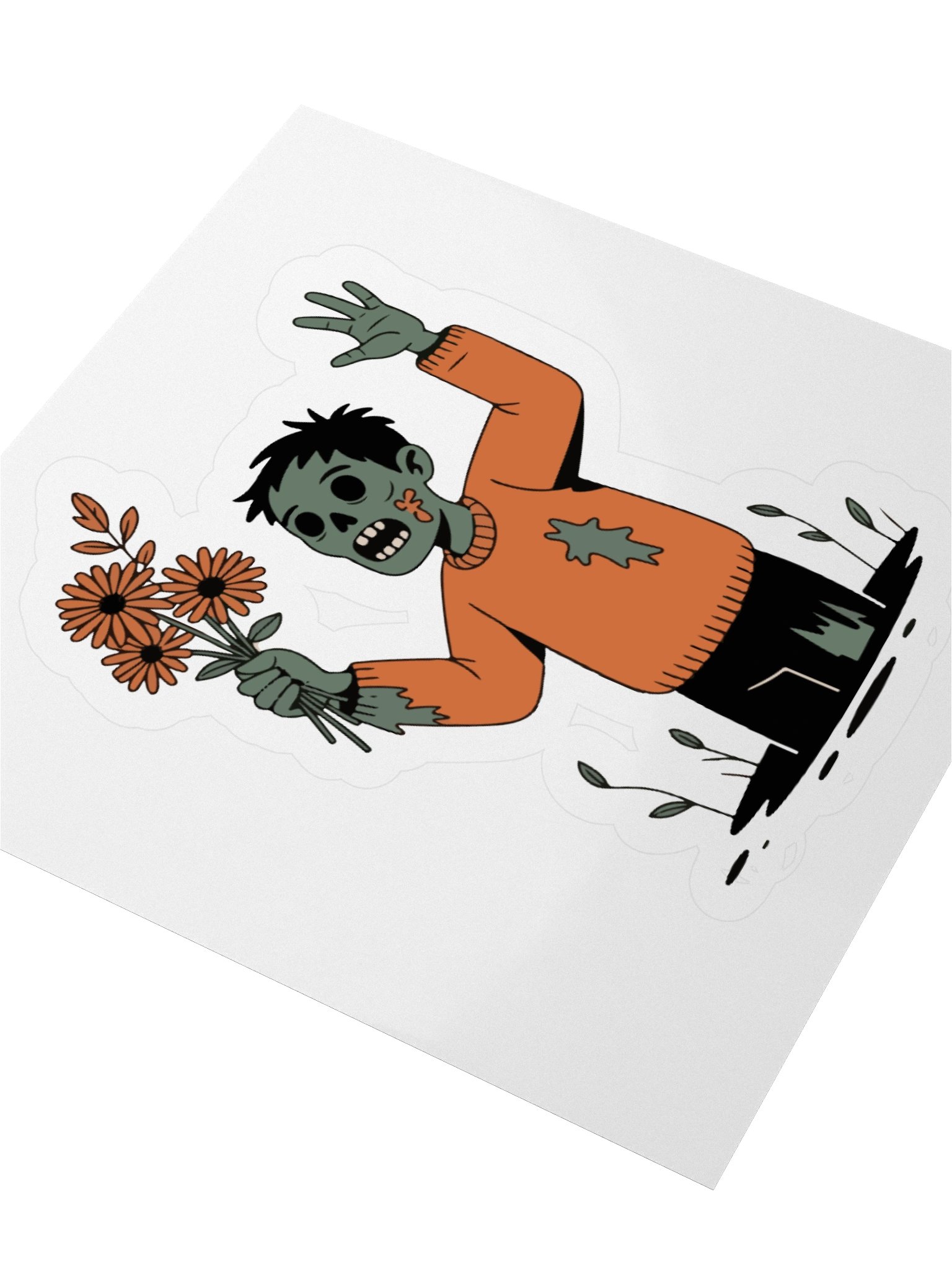 Bouquet Zombie Kiss Cut Stickers product image (3)