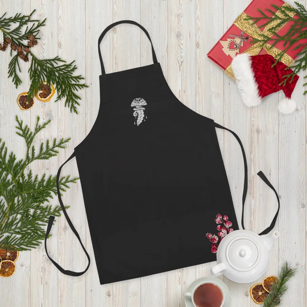 Whimsical Jellyfish Embroidered Apron product image (7)