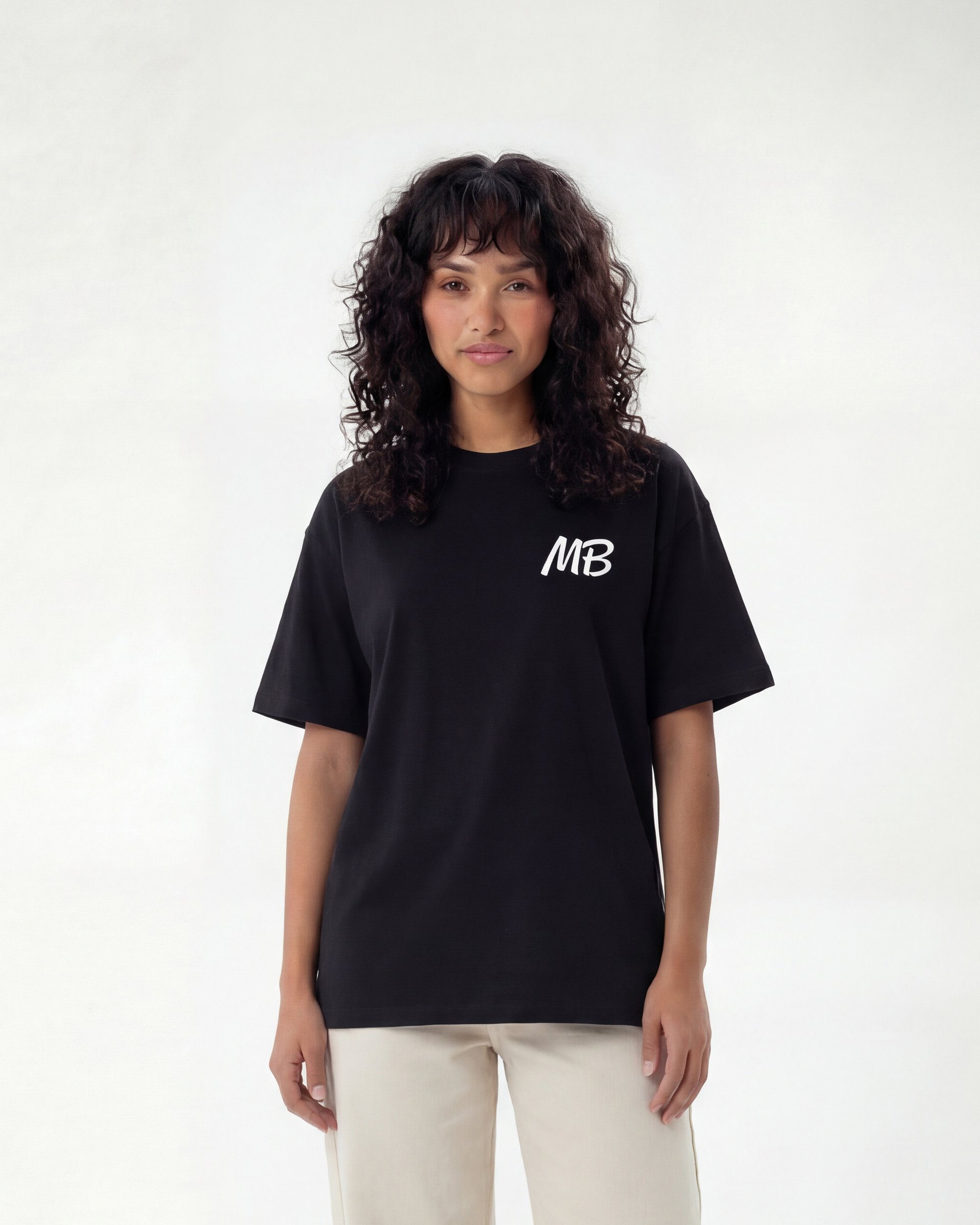 Middle Oversize Tee — Black product image (4)