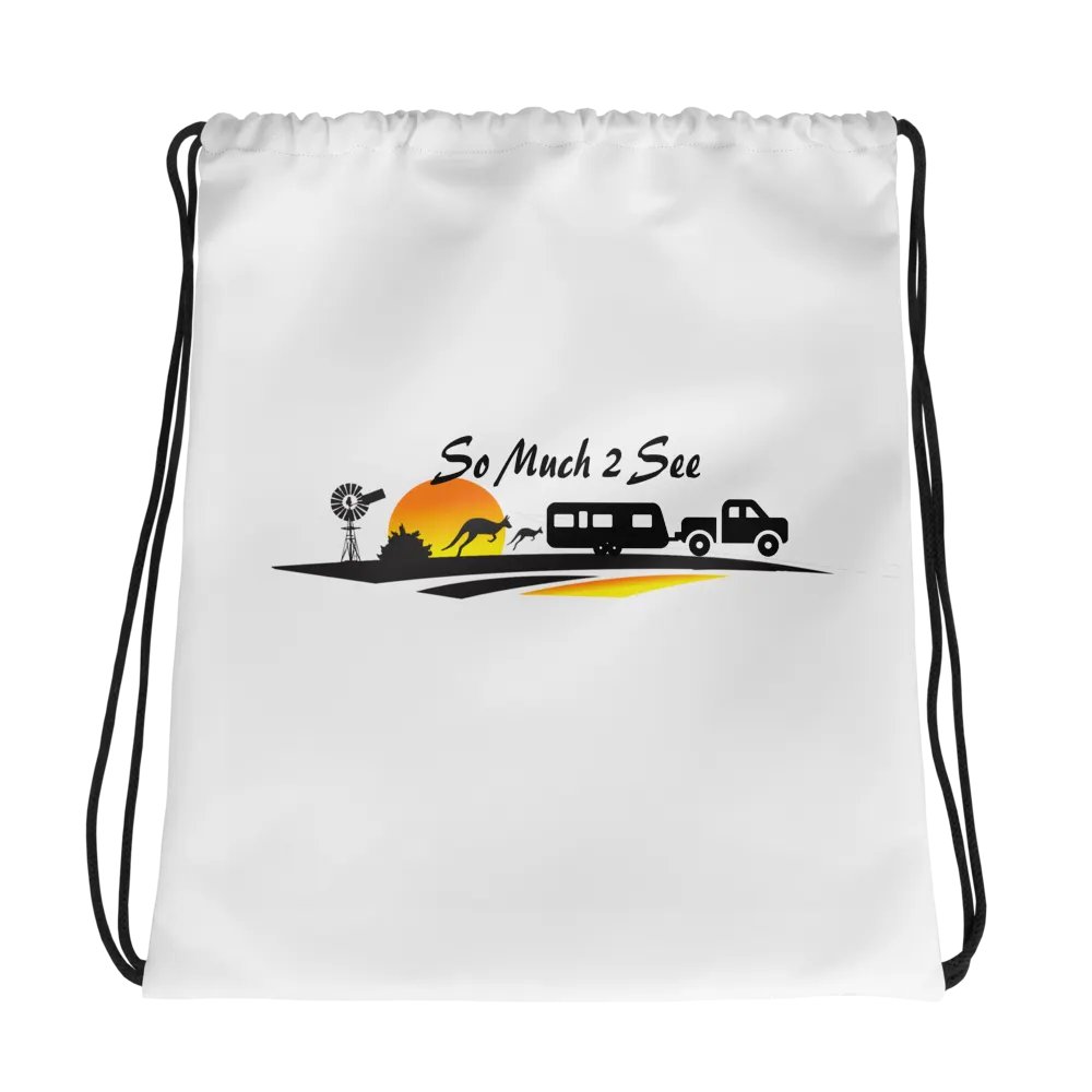 Adventurous Sunset Drawstring Bag product image (1)