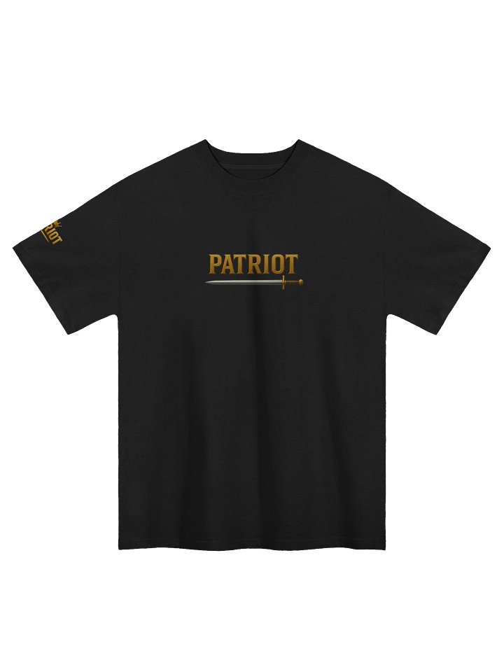 Gold Patriot Sword Oversized T-Shirt product image (1)