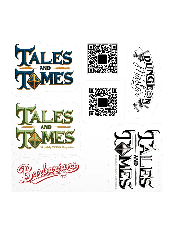 Tales & Tomes and more Stickers!! - Premium Vinyl Pack product image (3)